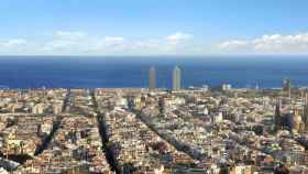 Vista panorámica de Barcelona