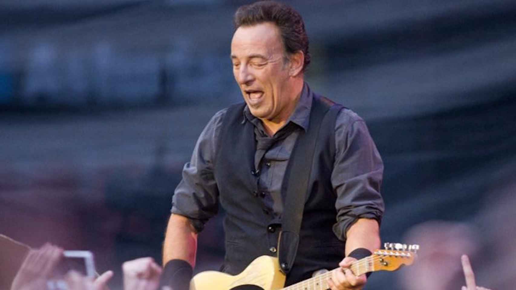 Imagen de Bruce Springsteen en uno de sus conciertos