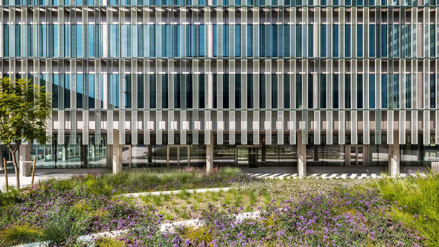 Fachada del nuevo edificio del Campus Administrativo de Catalunya