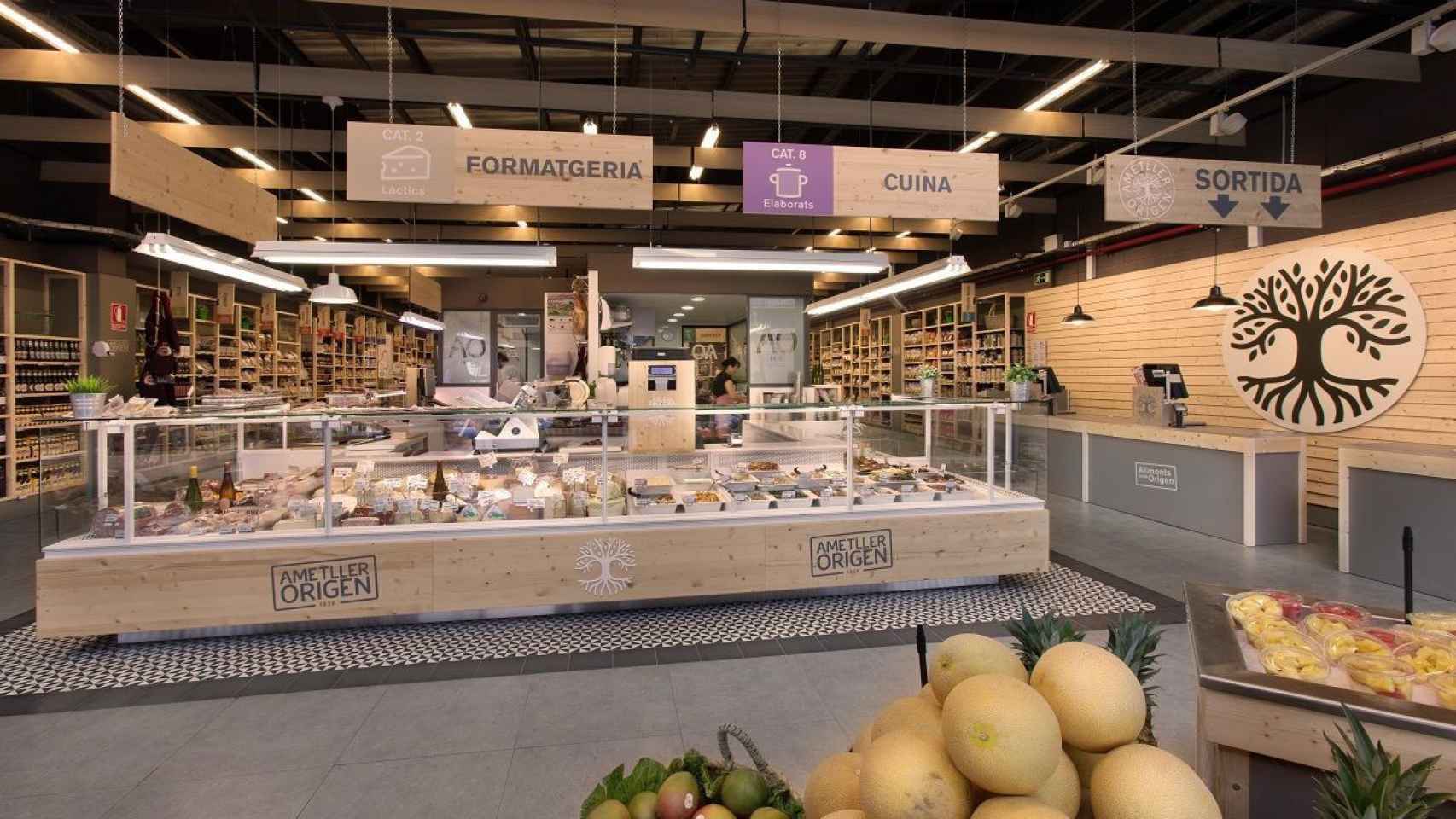 Imagen de archivo de un supermercado de Ametller