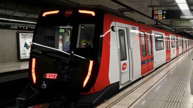 Un conductor de metro en una imagen de archivo