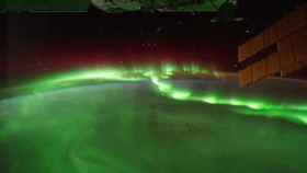Imagen archivo de una aurora boreal