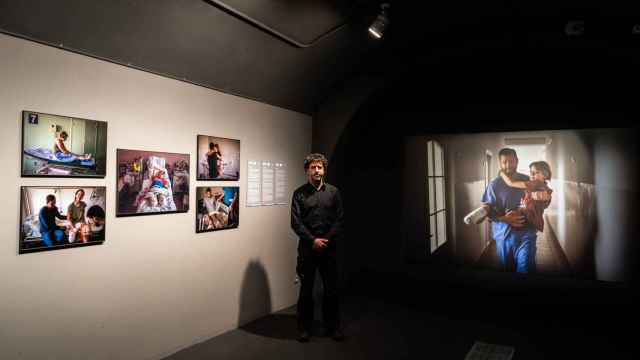 Emilio Morenatti en la exposición World Press Photo 2023