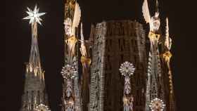 Así ha sido el encendido de luces de la Sagrada Família de Barcelona