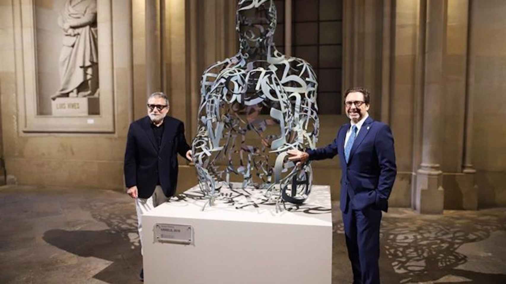 Imagen de 'Arrels', la nueva escultura de Jaume Plensa