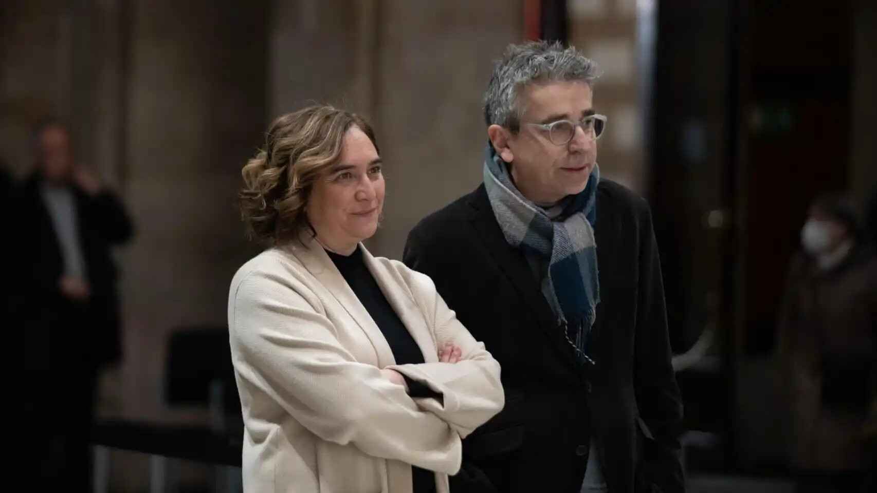 Ada Colau y Jordi Martí, en una imagen reciente