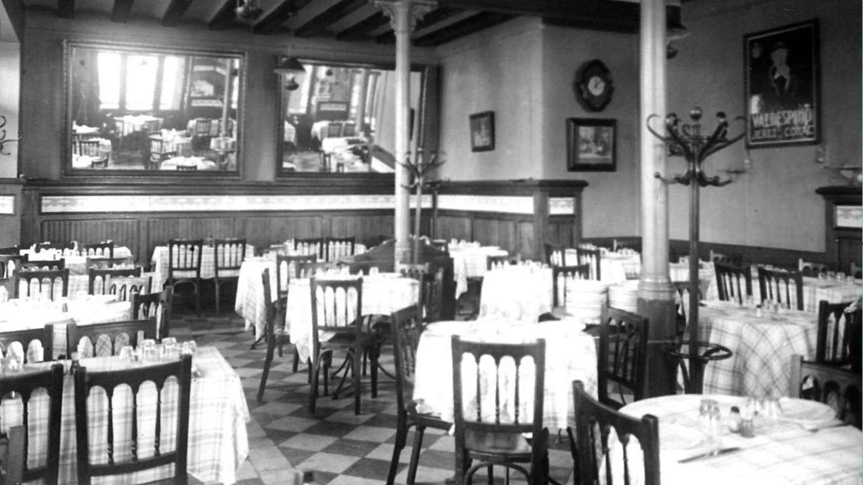 Imagen antigua del restaurante 7 Portes