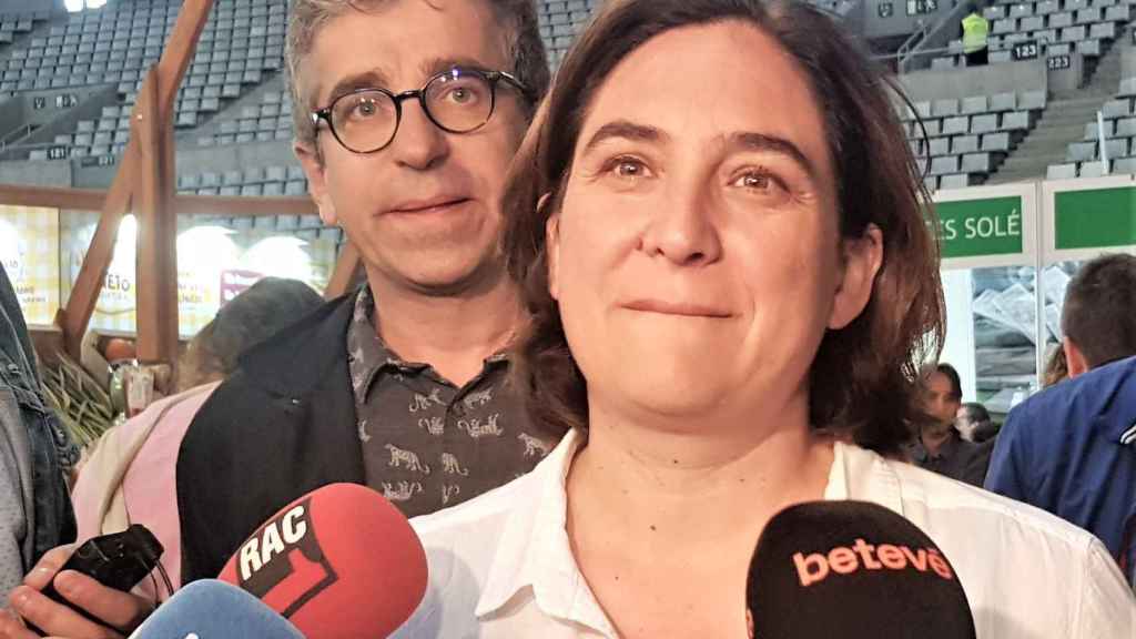 Jordi Martí y Ada Colau, en una imagen reciente